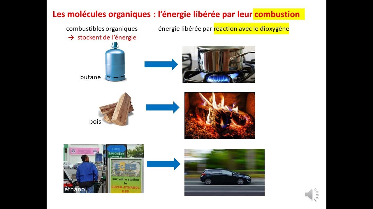 1ère spé. Energie de combustion (le cours) - YouTube