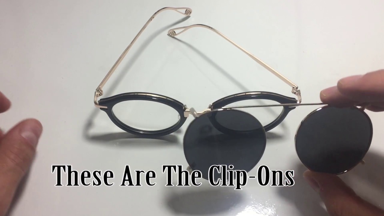 Tshing Ray Clip on Sunglasses - YouTube