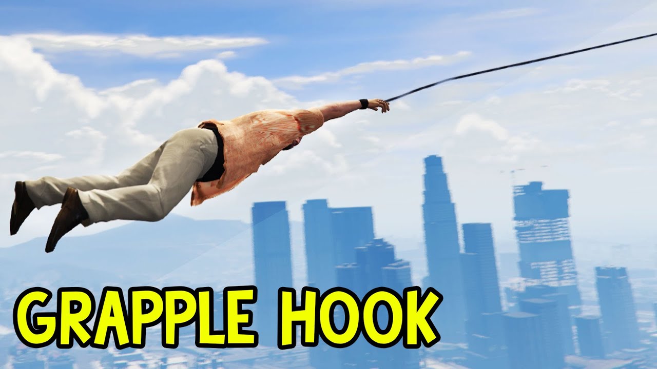Grapple Hook Mod Update! GTA 5 Mod Showcase EP 12 - YouTube
