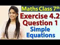 Q 1 Ex 4 2 Simple Equations Chapter 4 Maths Class 7th NCERT
