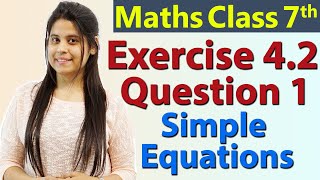 Q 1, Ex 4.2 - Simple Equations - Chapter 4 - Maths Class 7th - NCERT