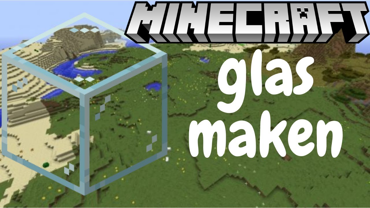 Hoe maak je glas in minecraft - YouTube