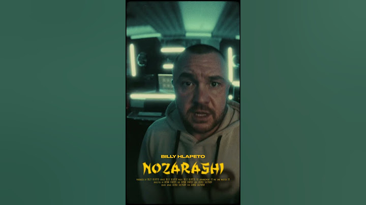 BILLY HLAPETO - NOZARASHI (prod.F8)