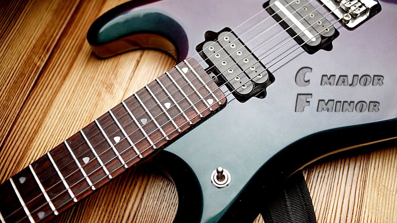 C Major to F Melodic & Harmonic Minor Guitar Backing Track - YouTube