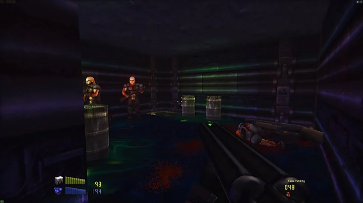 Doom 2 - Hell on Earth - [Map 02 - Underhalls] - [100%]