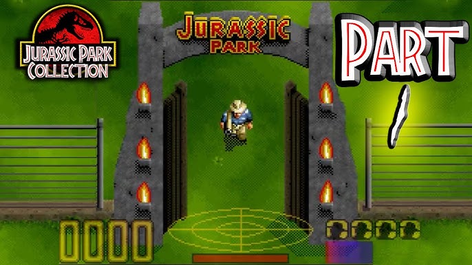 Jurassic Park - Super Nintendo. Jogo do Parque dos dinossauros até o fim  com legendas em português. 