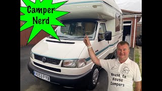 REVIEW OF A 2003 AUTOSLEEPER CLUBMAN ANNIVERSARY VW T4 BY CAMPER NERD VX53FYB