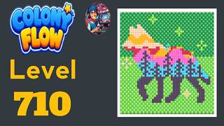Colony flow level   710 Super Hard level solution and walkthrough 