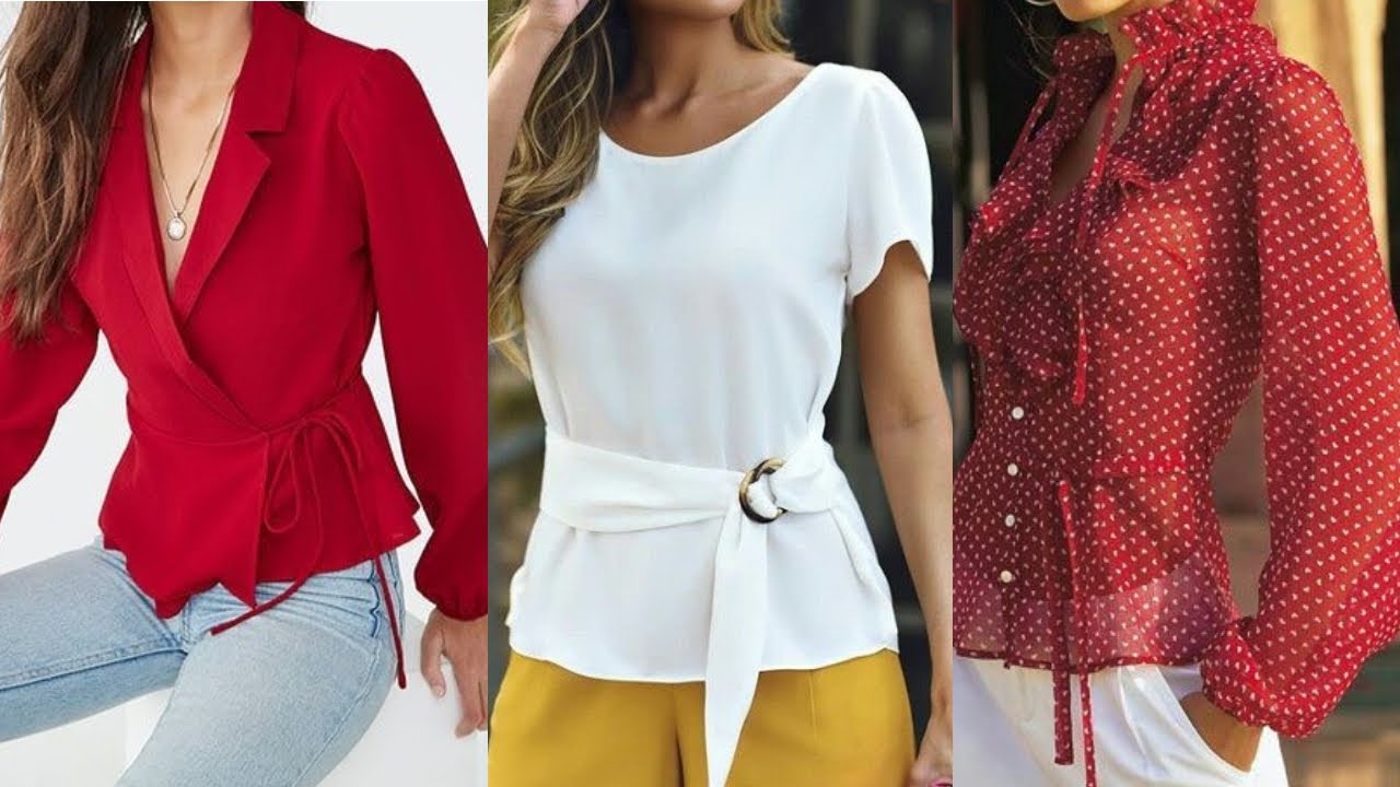 40 NUEVOS MODELOS DE BLUSAS de MODA 2022 SENCILLAS ELEGANTES BONITAS Y MUY  FEMENINAS / 40 BLUSAS 