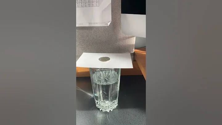 Coin in Cup: The Law of Inertia