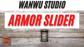 Wanwu Studio Armor Slider Fidget Toy. Fablades Full Review