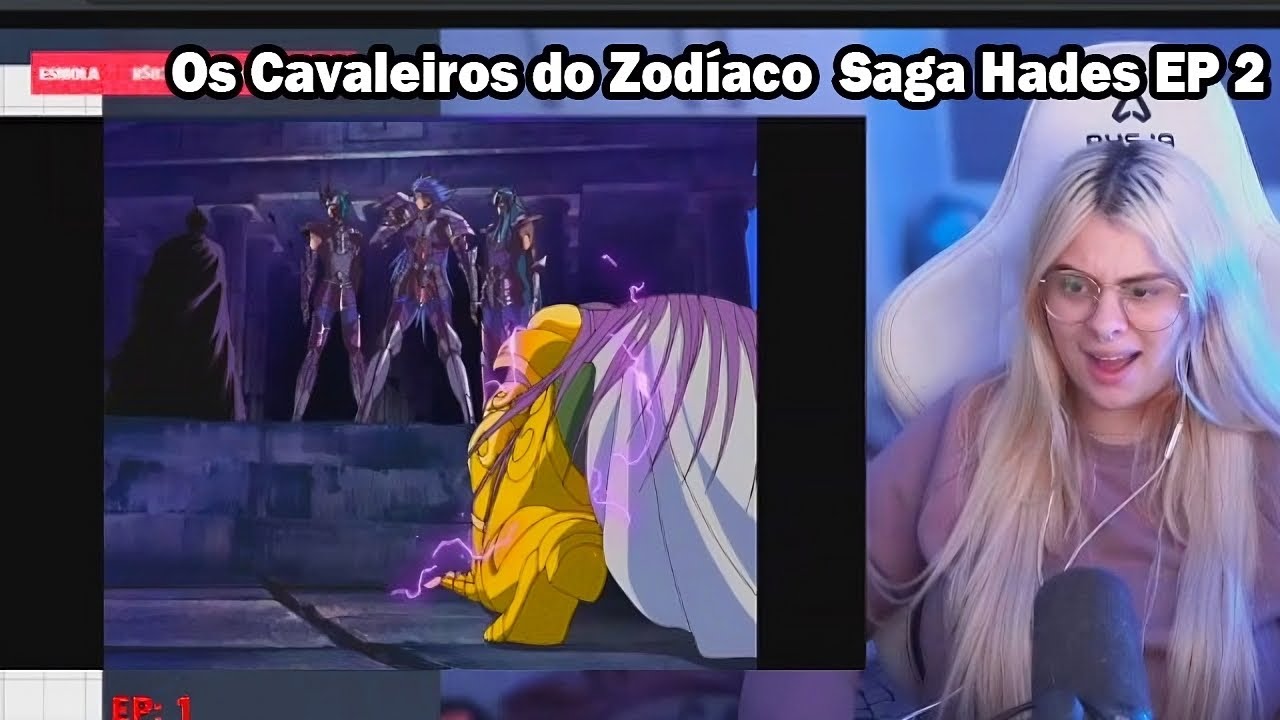 Mariana Alpha - O Trio da Lamentação! - Os Cavaleiros do Zodíaco Saga Hades EP 2 [REACT]