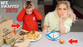 I swapped DIETS with a 7 year old for 24hours!!