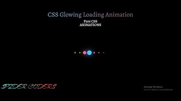 CSS Glowing Loading Animation | Html & CSS