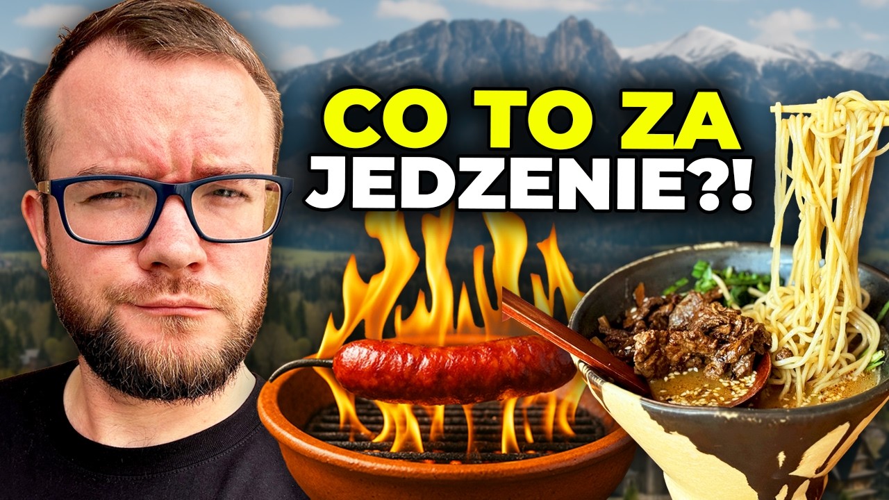 JEDZENIE w ZAKOPANEM... INACZEJ: płonąca kiełbasa, ramen, tajskie i pho! (Zakopane 2025)