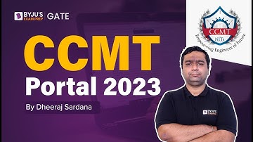 CCMT Portal 2023 Launch | NIT MTech Admission | CCMT 2023 MTech Admission Through GATE | BYJU