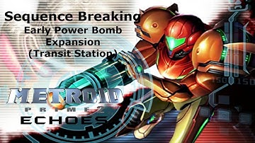 Early Power Bomb Expansion - Transit Station (Metroid Prime 2: Echoes Speedruns)