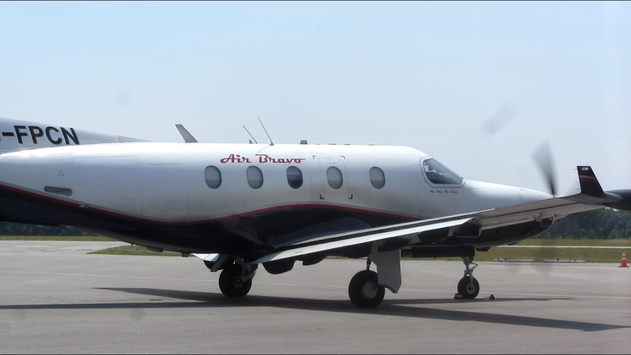 Air Bravo PC-12 Taxi And Takeoff From CYOO
