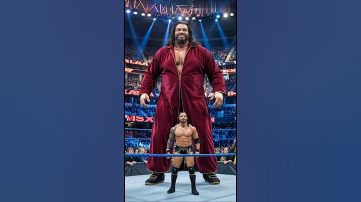 Giant Roman Reigns SHOCKS the WWE Universe! ⚡👑#wrestlemania  #shorts
