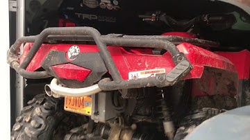 Can Am outlander 800 HMF quiet core comparison