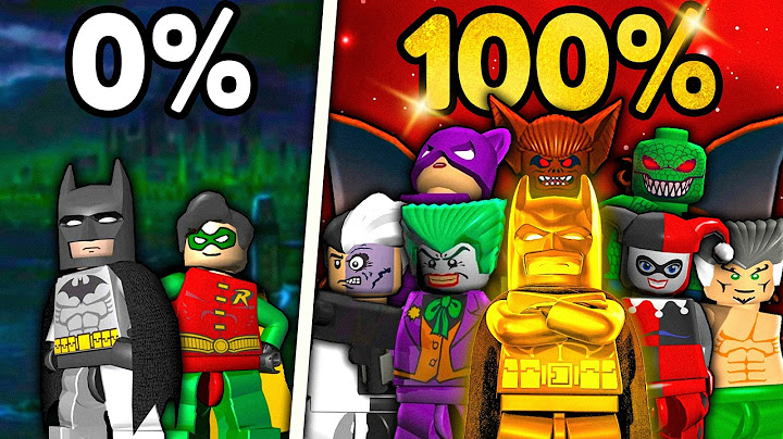 J'ai SPEEDRUN à 100% Lego Batman en 24H