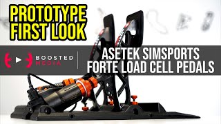 Asetek SimSports Forte Load Cell Sim Racing Pedals - DETAILED FIRST LOOK