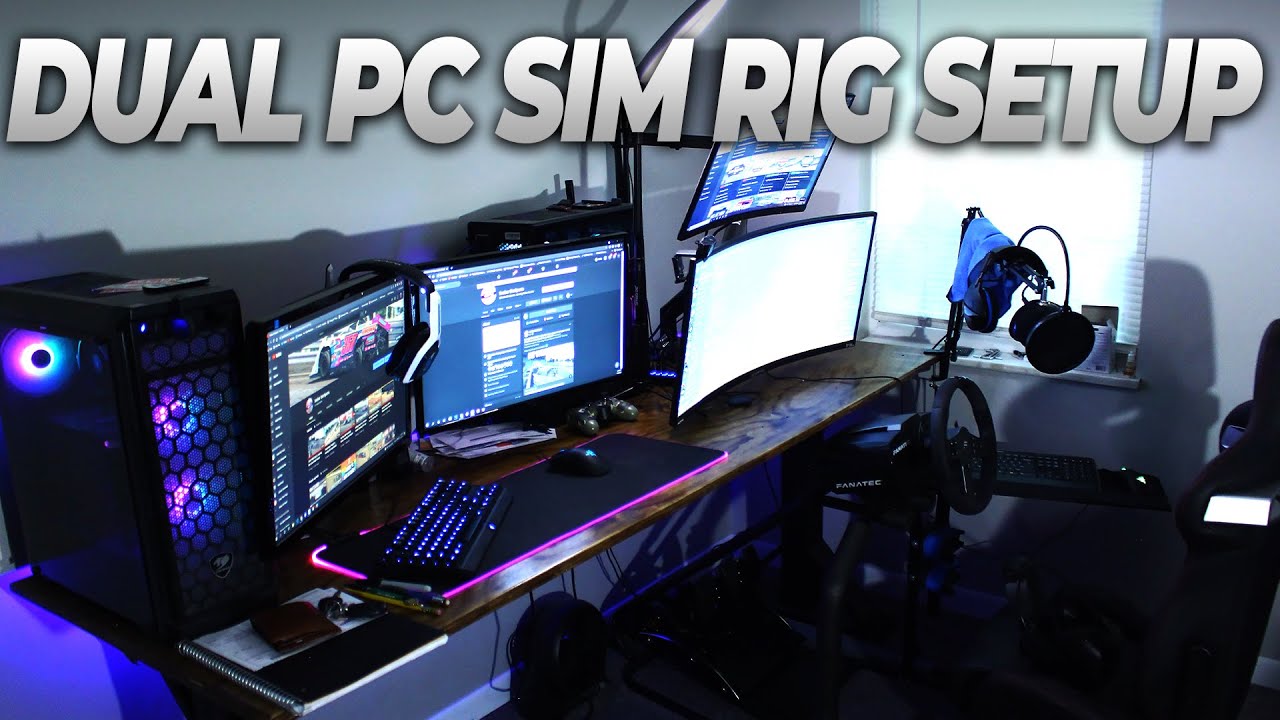 My 2 PC Sim Racing Setup!