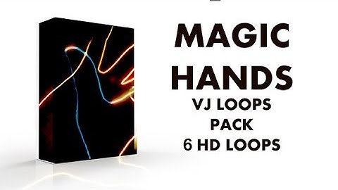 Magic Hand Vj Loops Pack 6 In 1 | Motion Graphics - Videohive template