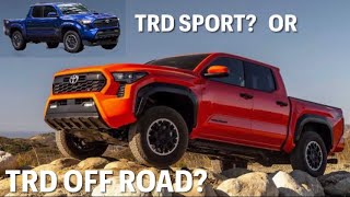 2024 Toyota Tacoma TRD Sport vs TRD Off Road Similarities & Differences. Which One Should You Buy?