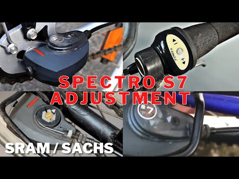How to adjust & setting internal gears in SACHS SRAM SPECTRO S7 ?