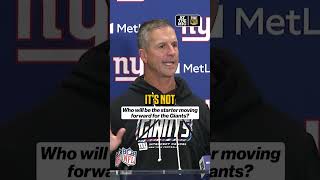 John Harbaugh faces a decision at quarterback moving forward for the Giants 🏈 #johnharbaugh #nfl