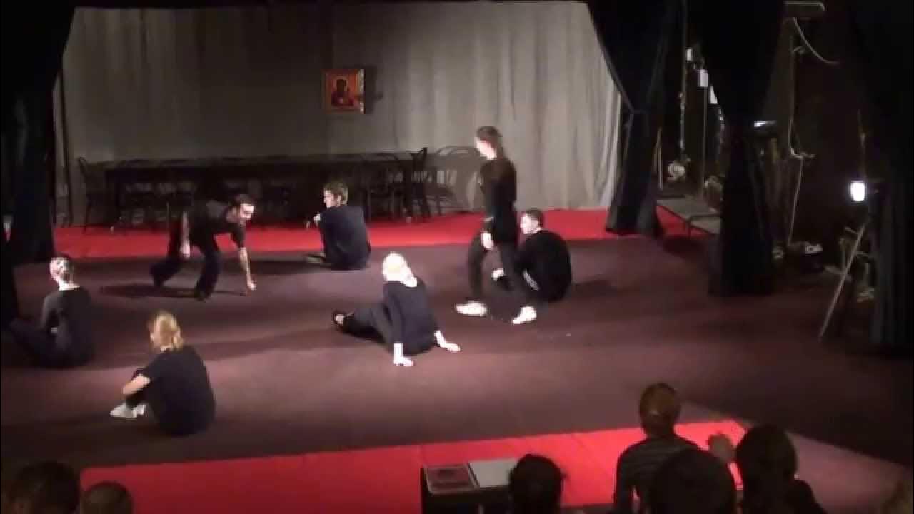 Занятие по актерскому мастерству - выполнение упражнений - YouTube