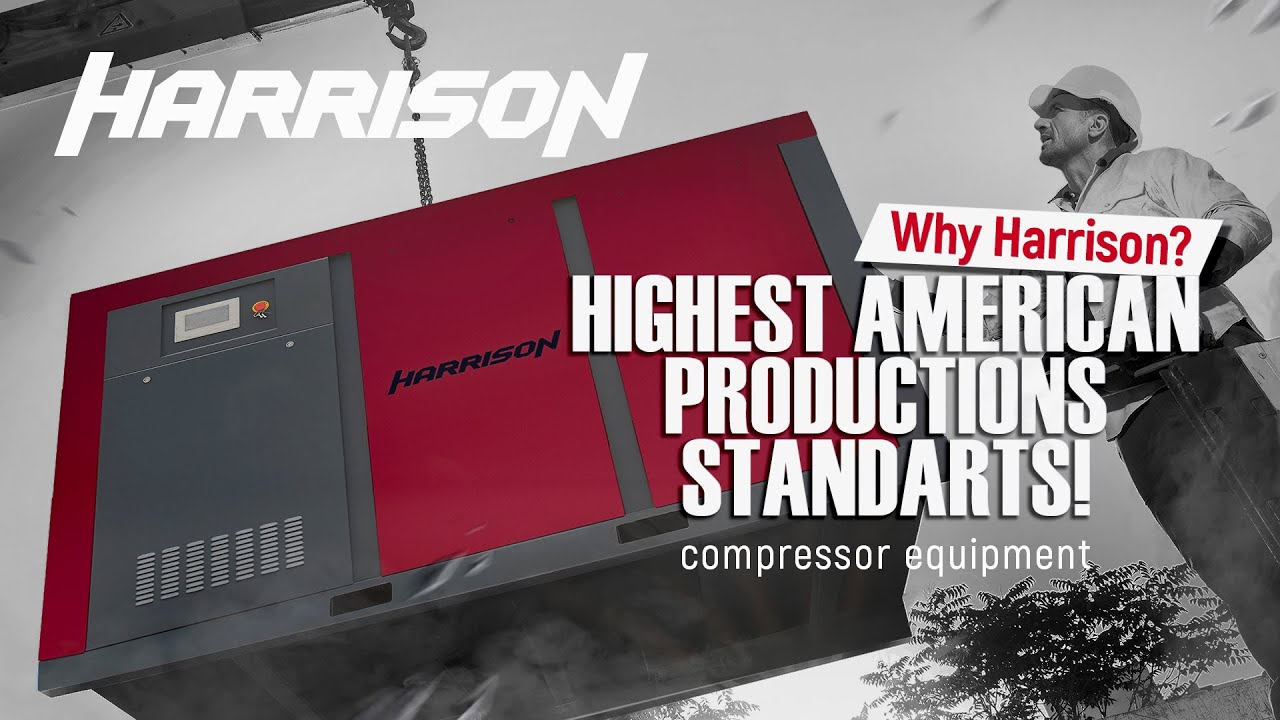 Compressor equipment (компрессорное оборудование) Harrison - YouTube