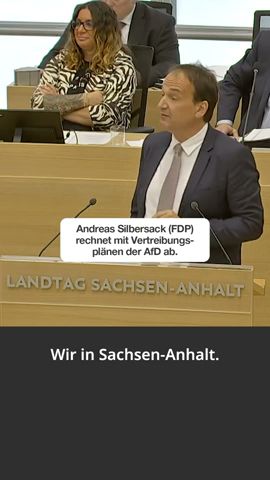 Andreas Silbersack (FDP) rechnet mit AfD-Vertreibungsplänen ab