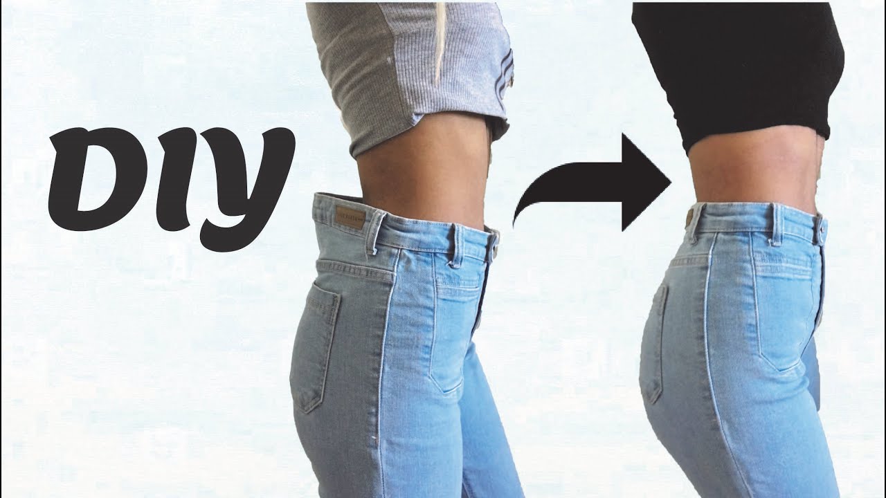 DIY - Resserrer/Ajuster la taille d'un pantalon trop large