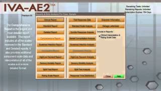 Using the IVA-AE2 Report Writer System