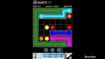 ‪Flow Free 7x7 level 8 (Regular Pack Medium)‬