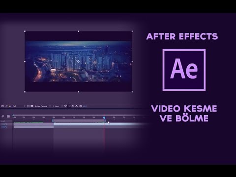 Video: After Effects'te bir videoyu nasıl yeniden boyutlandırırım?