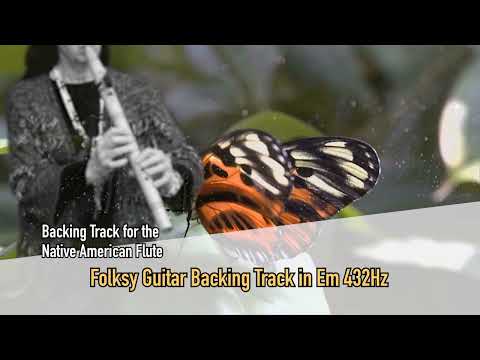 Folksy Guitar Backing Track in Em 432Hz