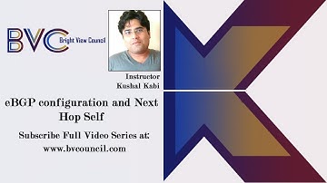 CCIE Routing & Switching Day 5 - eBGP configuration and Next Hop Self