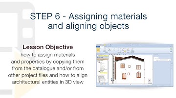 Edificius Tutorial - Assigning materials and aligning objects - ACCA software