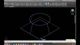 Development of a square to round duct in AutoCAD