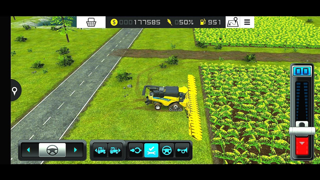 Fs16 How To Cutting Canola Farming simulator 16 Timelapse