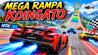 😱 Mega Rampa Impossible Koingato  — Solo 1 Auto Sopravvive | Videogiochi #54 screenshot 4