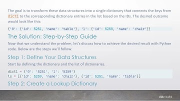 Merging a Dictionary with a List of Dictionaries in Python