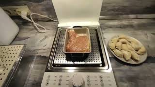 Пароварка  Zhenmi Net Red Health Steamer Z1 White. Варенечки и мясо 🍖ММММММ!