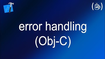 ERROR Handling in Objective-C  | IOS Series | MyCodeTips | [ English ]