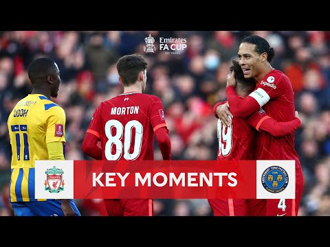 Liverpool v Shrewsbury Town | Key Moments | Third Round | Emirates FA Cup 2021-22
