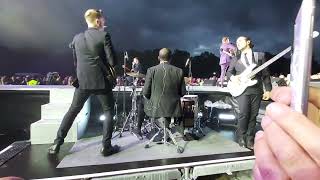 Video thumbnail of "michael buble - one night with you, powderham castle, 25/07/2022"