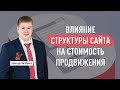 Влияние структуры сайта на стоимость продвижения сайта (цена SEO). Александр Ожгибесов